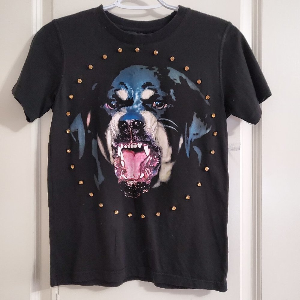 GIVENCHY PRINT BLACK T-SHIRT